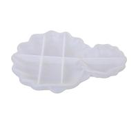 Rxgiasup Moule créatif en silicone en forme de coquillage, idéal pour boîtes de rangement, bougies et savons, travaux manuels, décoration de bureau, moule de bricolage flexible