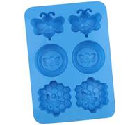 Rxgiasup Peigne à miel, outil de cuisson, 6 compartiments, moule à dessert en silicone, moule à savon résistant à la chaleur, indispensable pour la cuisine, moule à gelée en silicone multi-usages