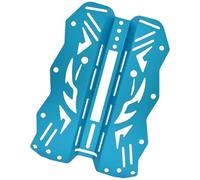 Rxgiasup Plaque de plongée, compensateur flottant, accessoire d'appareil en alliage d'aluminium multicolore, pour techniques de plongée, plaque arrière de plongée, plaque arrière