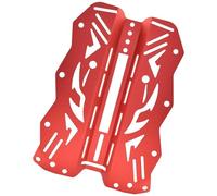Rxgiasup Plaque de plongée, compensateur flottant, accessoire d'appareil en alliage d'aluminium multicolore, pour techniques de plongée, plaque arrière de plongée, plaque arrière