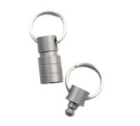 Rxgiasup Porte-clés multi-usages avec mousqueton rotatif structure en métal pour outil clé et équipement d'extérieur porte-clés en alliage