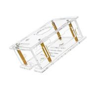 Rxgiasup Pour boîtier acrylique RV2 avec refroidisseurs de ventilateur Coque transparente pour RV2 Carte de développement Accessoires de carte de développement