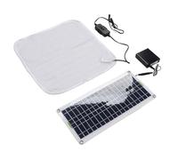 Rxgiasup Tapis chauffant solaire rechargeable pour animaux de compagnie par temps froid, panneau ABS, couverture légère pour les voyages, couverture chauffante solaire pour animaux de compagnie