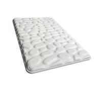 Rxgiasup Tapis de bain au design simple avec fibres rafraîchissantes, absorption rapide de l'eau et dos antidérapant pour tapis de porte en fibre de refroidissement