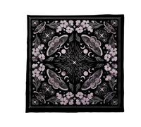 Rxgiasup Tissu de lecture en velours - Symboles occultes - Tapis de divination - Accessoire de pratique spirituelle - Portable - Tarots d'autels