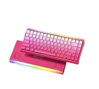 RXJMKCZ Compatible avec Le Clavier de Jeu à commutateur magnétique Aula Hero 84HE, taux d'interrogation 8K, rvb personnalisé, Conception Ergonomique, Accessoire de Jeu(Rose Contour INSTOCK)