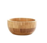 RXJMKCZ Grand bol à mélanger for salade et nouilles en bambou, vaisselle en bambou naturel épaissi, sans peinture ni cire(MW0021)