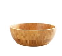 RXJMKCZ Grand bol à mélanger for salade et nouilles en bambou, vaisselle en bambou naturel épaissi, sans peinture ni cire(MW0023)