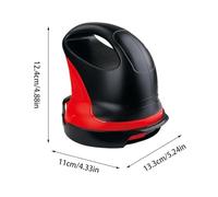 RXJMKCZ Grattoir à Neige et à Glace 3 en 1 Rechargeable par USB - Nettoyeur de Pare-Brise for Cire et Polissage(Red)