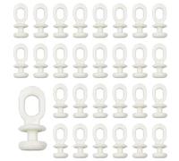 RXKFIGX 100 Pcs Glissière en Plastique pour Rail de Rideau - Glisseurs pour Fenêtre, Porte et Douche - Crochets en Plastique