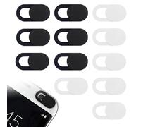 RXKFIGX 12 PCS Cache Camera Ordinateur Couverture de Caméra Frontale Ultrafin Protège Cache Webcam Adhésifs et Coulissants pour Ordinateurs Portables Smartphones et Tablettes Protection de Vie Privée