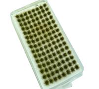 RXKFIGX 120PCS Touffes d'herbe Mini Tufts Terrain Model Static Grass Kit Resin Static Scenery for DIY Gaming Terrain Decoration Train Landscape Railway Artificial Grass