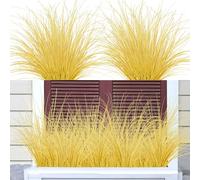RXKFIGX 12Pcs Plantes Artificielles Extérieur,Herbes Artificielles Deco Arbustes Artificiels Extérieur UV Résistant Plante Verte Artificielle Arbuste pour Maison Jardin Pot de Fleurs Décoration