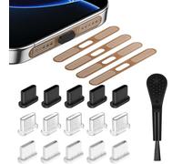 RXKFIGX 20 PCS Bouchons Anti-Poussière USB C, Protecteur de Port de Charge Type C, Applicable à la série iPhone 16/15,Port de type C pour la Plupart des Accessoires de Type C pour Téléphones Portables