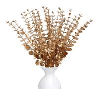 RXKFIGX 24Pcs Eucalyptus Artificiel, Tiges d'Eucalyptus, Branches D'eucalyptus Artificielle, Feuilles d'Eucalyptus, Branches de Plantes artificielles d'Eucalyptu séché pour Bouquet, Fête de Mariage