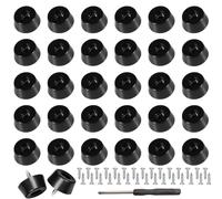 RXKFIGX 30 Pièces Pieds en Caoutchouc Tampon de Chaise a Visser Pieds de Meubles en Caoutchouc avec pour protéger Les Meubles de l'humidité des Rayures pour Meubles Appareils Appareils Électroménagers