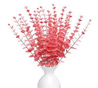 RXKFIGX 30Pcs Eucalyptus Artificiel, Tiges d'Eucalyptus, Branches D'eucalyptus Artificielle, Feuilles Eucalyptus, Branches de Plantes artificielles eucalyptusesséché pour Bouquet, Fête de Mariage
