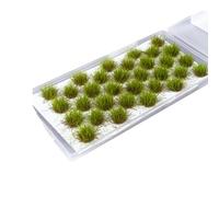 RXKFIGX 32PCS Touffes d'herbe Modèle de Plantes Modèle Mini Touffe Terrain Kit d'herbe Statique en Résine Modèle de Scène Statique pour Bricolage Train Train Paysage Artificiel Herbe Miniature