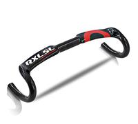RXL SL Guidon aérodynamique en carbone Noir Guidon de vélo de course 31,8 400 mm Deda 31,8 mm 31,8 Barre Drop Bar Drop Bar Guidon UD Brillant Carbone Guidon pour guidon de vélo