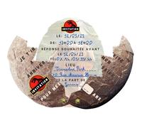 RXLITE KIT créatif Invitations Anniversaire Œuf dinosaure thème JURASSIK PARC :10 Cartes OEUFS et attaches parisiennes