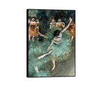 RXNHGJDS Impressionniste Edgar Degas Art Swaying Dancer Ballet Affiche Print Toile Peinture Mur Art pour danseur Dancer Room Home Decor55x40cm(22x16in) Cadre