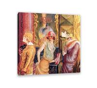 RXNHGJDS otto dix poster peintres célèbres Dix Trois putes dans la rue reproductions de tableaux sur toile d'intérieur Décoration moderne sur toile pour salon 60x60cm(24x24in) Sans cadre