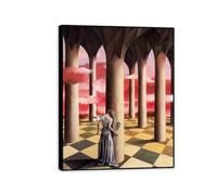 RXNHGJDS Reproductions de Tableaux CéLèBres Remedios Varo Images sur Toile Douleur Poster SurréAlisme Peinture sur Toile Salon DéCoration Murale48x40cm Cadre noir