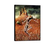 RXNHGJDS Reproductions de Tableaux CéLèBres Remedios Varo Images sur Toile Douleur rhumatismale Poster SurréAlisme Peinture sur Toile Salon DéCoration Murale85x60cm Cadre noir