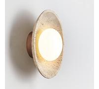 RXPVUXE Applique murale en travertin jaune, lampe murale en pierre naturelle