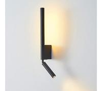 RXPVUXE Applique Murale Linéaire De 16,5 Pouces Ajuster La Lampe De Mur De Décor De Chevet Up Down LED Applique Murale, Post Light 5W + 3W Alumiunm Luminaire pour Chambre Chevet Salon Couloir