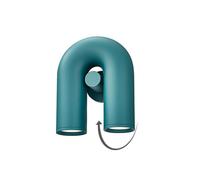 RXPVUXE Applique murale moderne en forme de U rotative à 90 ° LED, lampe murale créative, réglable 3000K/4000K/6000K, luminaire de décoration artistique minimaliste 7W pour chambre à coucher, restaura