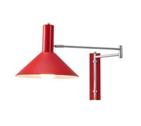 RXPVUXE Appliques Bauhaus Applique Murale à Bras oscillant Applique Murale Industrielle chromée réglable à côté de la Lampe de Lecture Luminaire Mural Flexible en métal Vintage Moderne pour Chambre à
