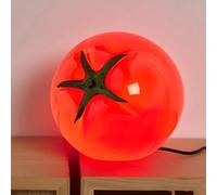RXPVUXE Lampe tomate Lampe de table en verre avec 3 modes de couleur Lampe de nuit décorative LED 10 W Lampes esthétiques 8,6 pouces Veilleuse nordique mignonne pour chambre à coucher, table de chevet