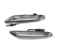 RXRJSU Car Indicateur Feu De Position Latéral À LED Dynamique Pour BMW E60 E61 E90 E91 E87 E81 E83 E84 E88 E92 E93 E82 E46 1 3 5(Crystal type B)