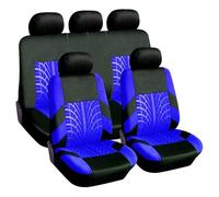 RXRJSU Housse De Siège Housse De Siège Auto pour Nissan pour Qashqai pour Juke pour Leaf pour Armada pour Altima pour Cube pour Dualis pour Tiida(Full Set-Blue)