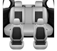 RXRJSU Housse De Siège Housses Sièges Auto en Similicuir, Accessoires Intérieurs pour BMW E91 E92 pour X5 F15 E53 F31 E90 pour X3 E83 F25(Stanard-Grey)