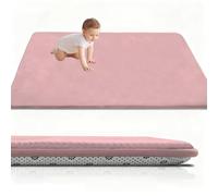 RxueSug Tapis de Jeu pour bébé 180 x 200 cm 2cm, Tapis de Jeu Multifonctionnel pour bébé, Tapis de Jeu en Velours Corail Chambre Enfant, Tapis motricité bébé, Tapis Bebe Epais, Antidérapant