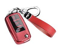 RXXR Coque de clé de voiture compatible avec VW, VW Golf, PASSAT SKODA Seat 3 boutons