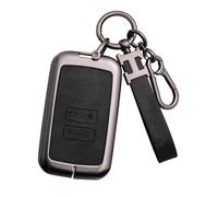 RXXR Coque de clé de voiture noire pour Renault Clio Megane Koleos Kadjar Kangoo Twingo Talisman Captur Espace Dacia Duster 4 boutons en alliage de zinc