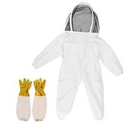 RXYNLL Vêtements D'apiculture avec des Gants combinaison apicole enfant - Coton à Manches Longues, Protection De l'enfant, Fournitures D'apiculture