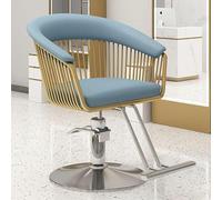 ry Fauteuil de barbier pivotant à 360° pour salon de coiffure Hauteur réglable Supporte 150 kg Base Slish d et couleur blanche pour une utilisation Beau Spa et coiffeur
