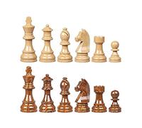 Ryakos Pièces d'échecs en Résine, King 3.75in, Queen 3.2in, Contient Le Roi, La Reine Et d'autres Pièces D'échecs, Pour 6 Joueurs, Âge 9 Ans Et Plus