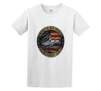 Ryan Ames Where It All Begins USS Midway Cv-4Us Mens Short Sleeve White L