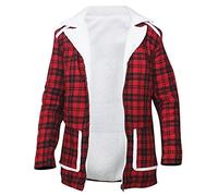 Ryan Reynolds Deadpool Wade Wilson Veste en flanelle et coton pour homme Rouge