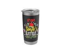 Ryan Santa's Little Helper Christmas Ryan Nom Gobelet isotherme en acier inoxydable double paroi