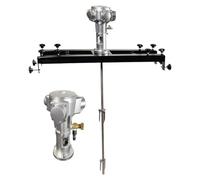 Ryanong Agitateur à air pour réservoir d'agitateur sans charge RPM : 2500 tr/min, 1800 tr/min, 1000 tr/min, vitesse de réglage infinie pour remuer la peinture, la colle, le vin, grand 5 cylindres