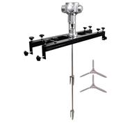 Ryanong Agitateur de revêtement mélangeur de revêtement d'encre - 1/2HP 3/4HP 1HP, hélices pliables - pour matériaux de revêtement de peinture, encre liquide visqueuse, chimique, vin grand 5 cylindres