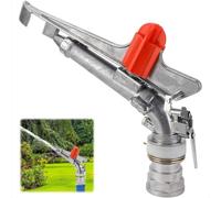 Ryanong Arroseurs d'irrigation agricole, pistolet pulvérisateur avec buse, arrosage rotatif à 360 ° et diamètre d'entrée d'eau de 6,3 cm, économise et facile à ranger, pour dépoussiérage industriel