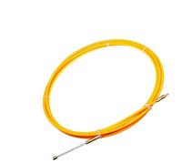 Ryanong Attache de câble, extracteur de câble en fibre de verre, 6 mm x 5-30 m, outil de filetage de fil jaune