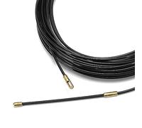 Ryanong Attache de câble, extracteur de poussée de câble, extracteur de câble électrique en fibre de verre, dispositif de guidage noir, 3 mm, 5 m-40 m